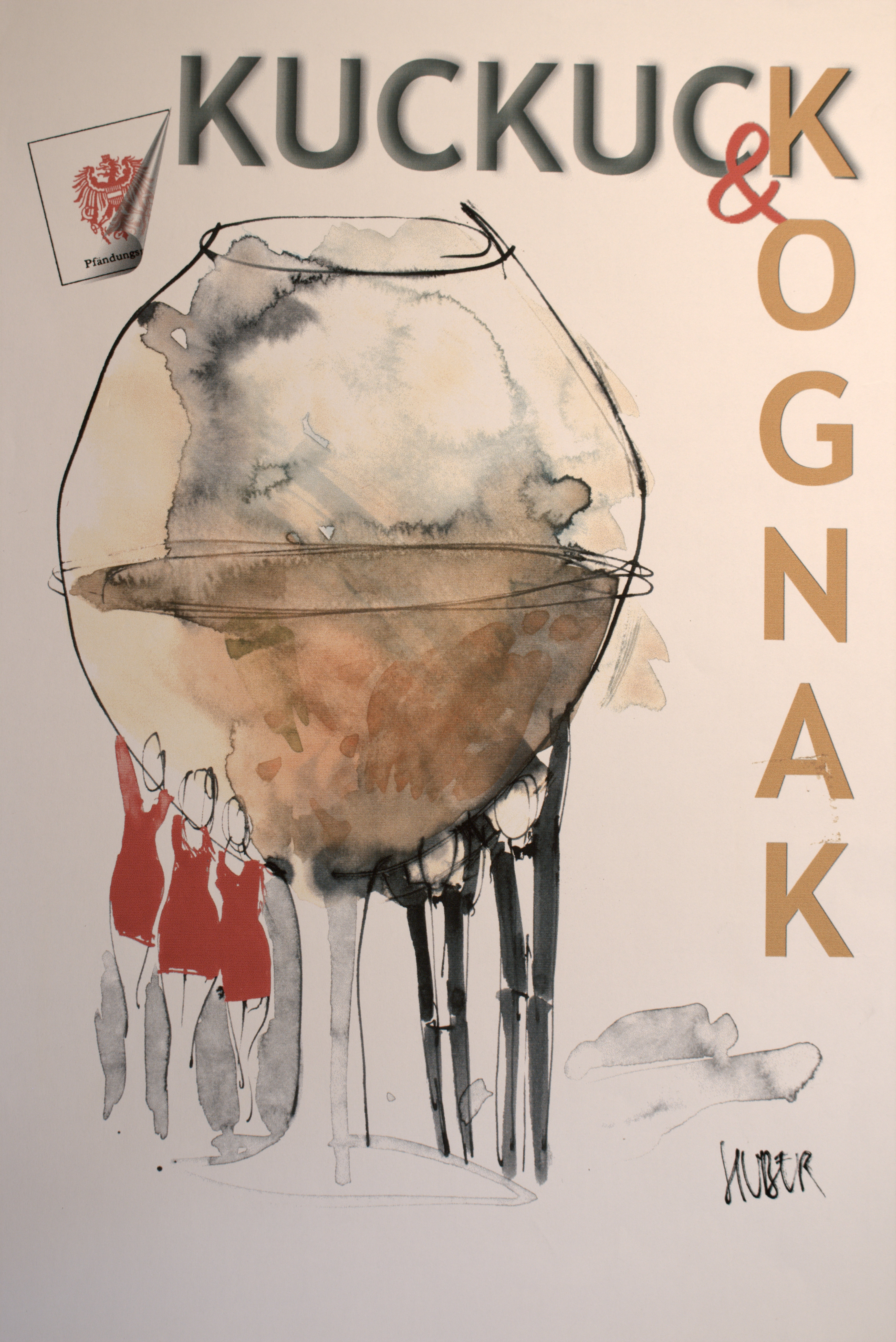 Plakat Kuckuck und Kognac